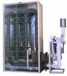 ガス遠赤外線サウナヒータ